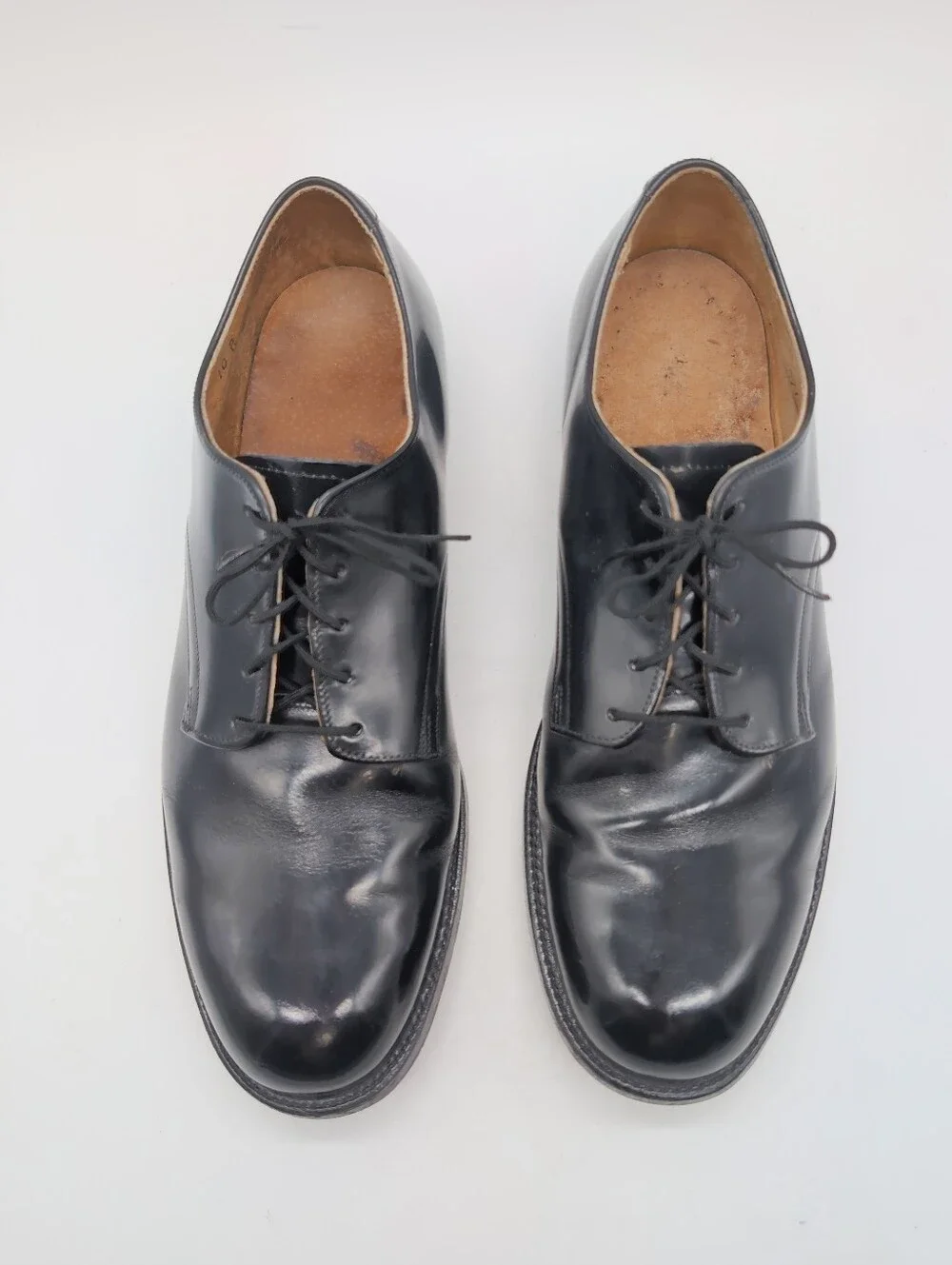 Vintage 1992 US Military Dress Shoes - Craddock-Terry Black  display picture 3
